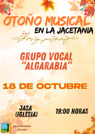Imagen Otoño Musical en la Jacetania – Concierto del Grupo Vocal “Algarabía”